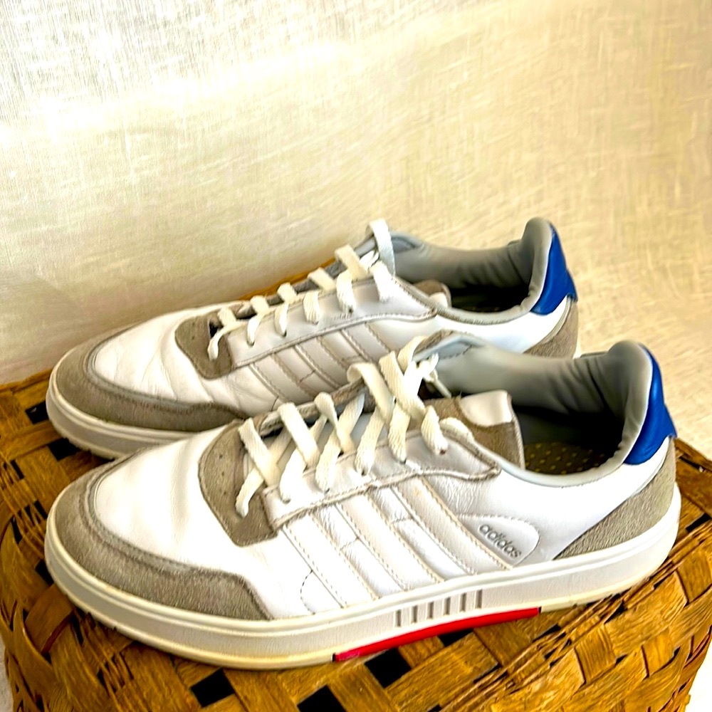 Adidas Courtmaster White Red Blue Sneakers